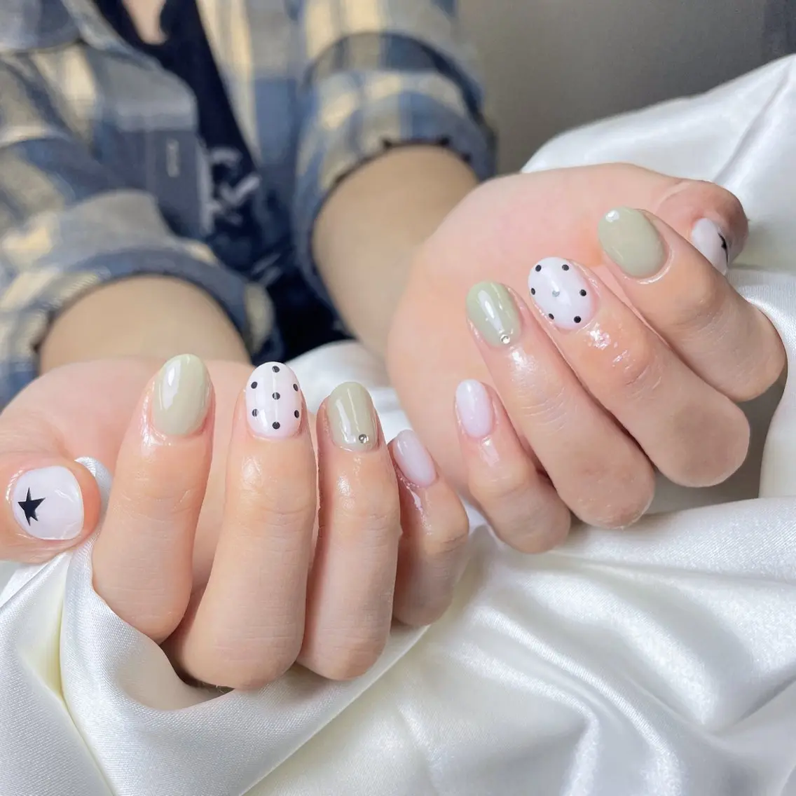 ネイル チークネイル 桜ネイル 長さ出し フットネイル ジェルネイル ハンドネイル YURI NAILのネイルデザイン