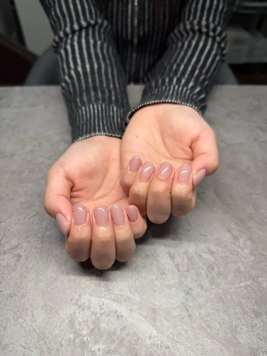 ネイル ワンカラーネイル IROHA NAIL 美優のネイルデザイン