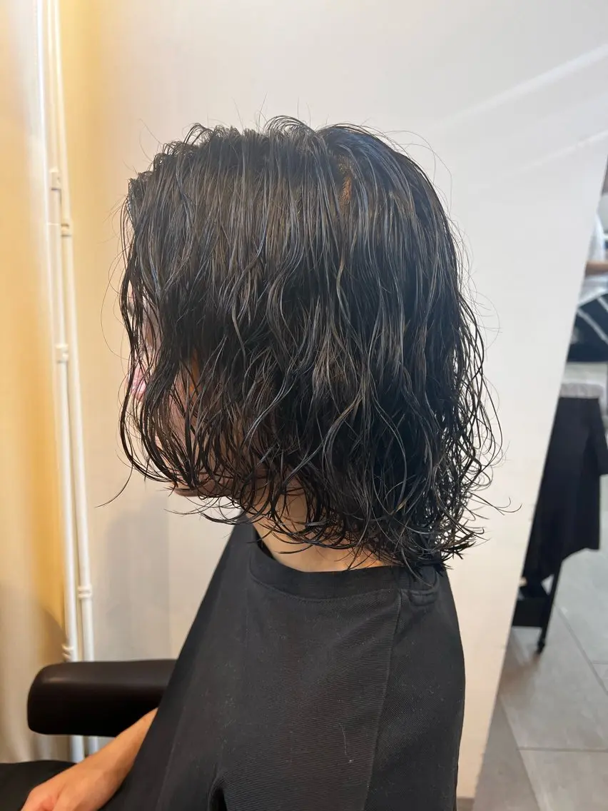 ショート カット パーマ 毛流れ矯正支持率 No.1🔥瀬川竜生のヘアスタイル