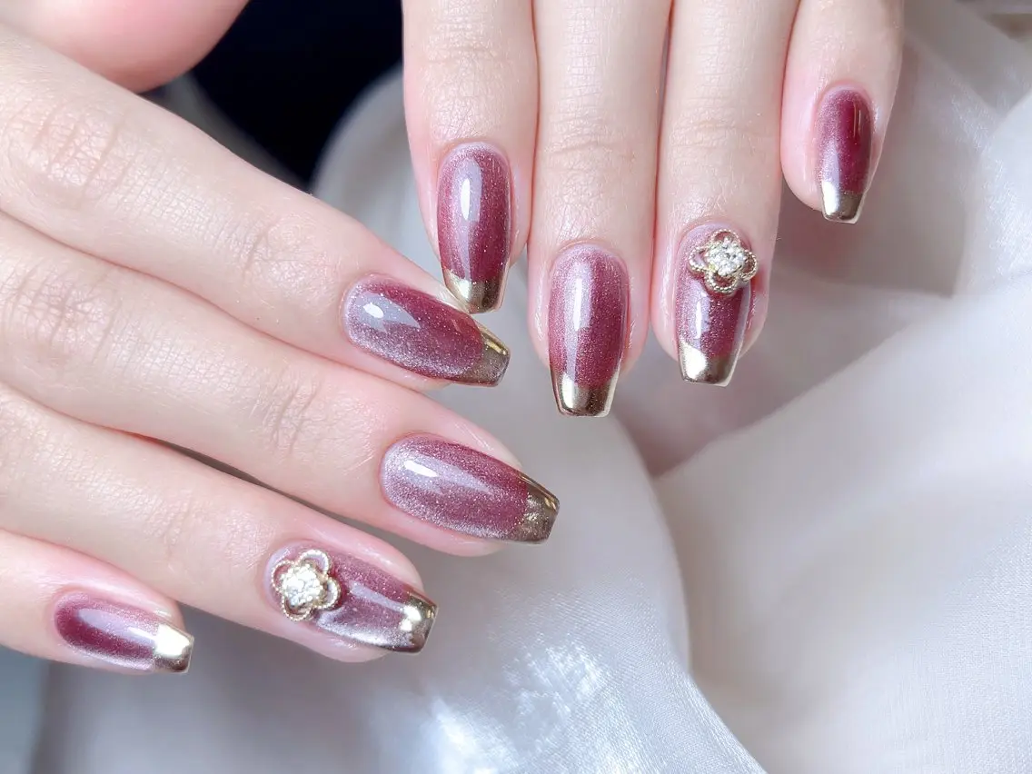 ネイル ハンドネイル M🌷nail 長さだし専門店のネイルデザイン