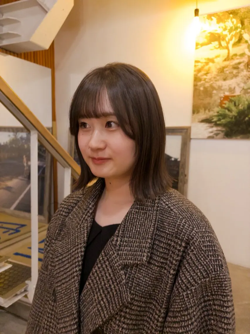 ミディアム アオキ サキ💫のヘアスタイル