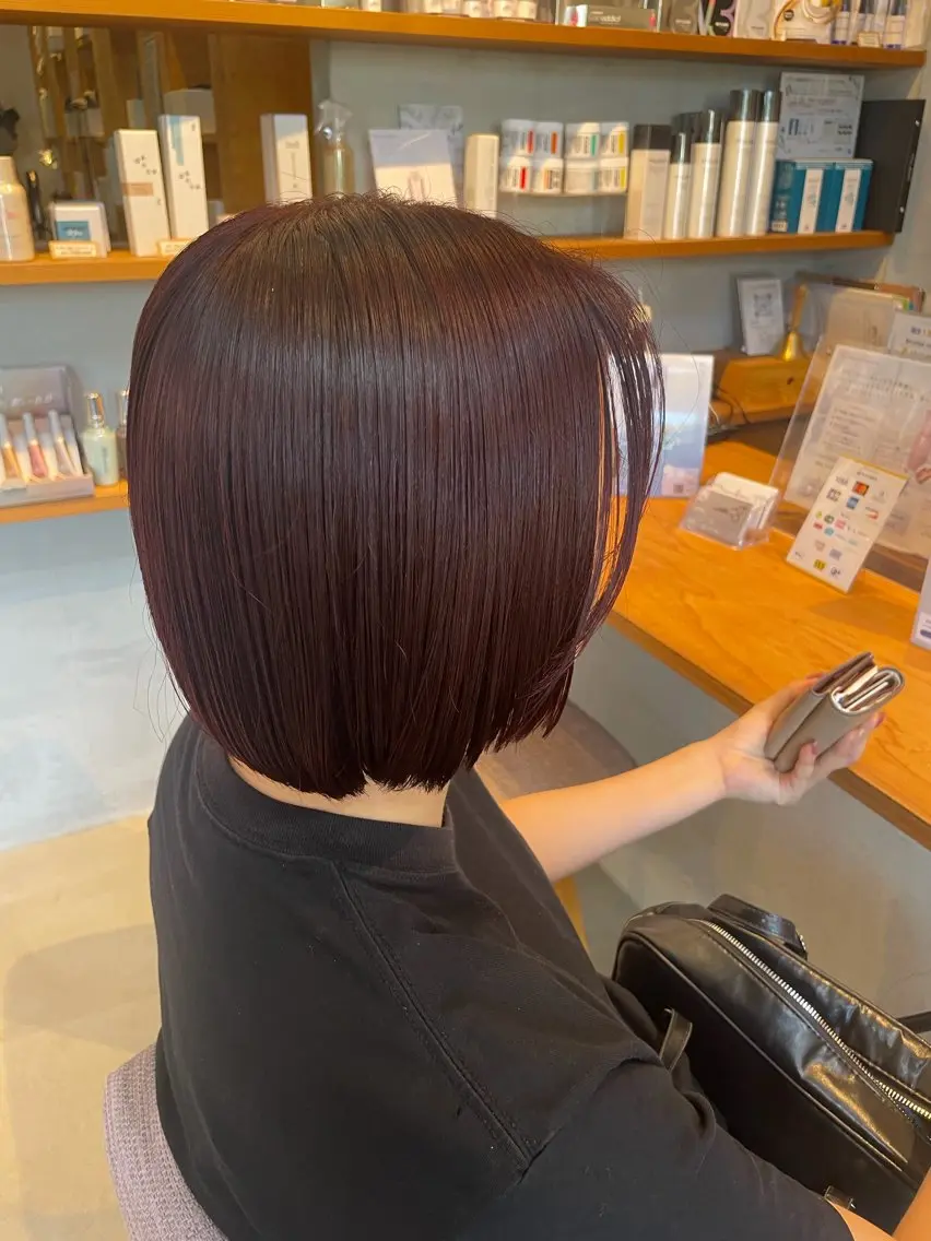 【女性限定】【one color +treatment】 ワンカラー+ 𝐀𝐮𝐣𝐮𝐚クイックトリートメント🩵の写真