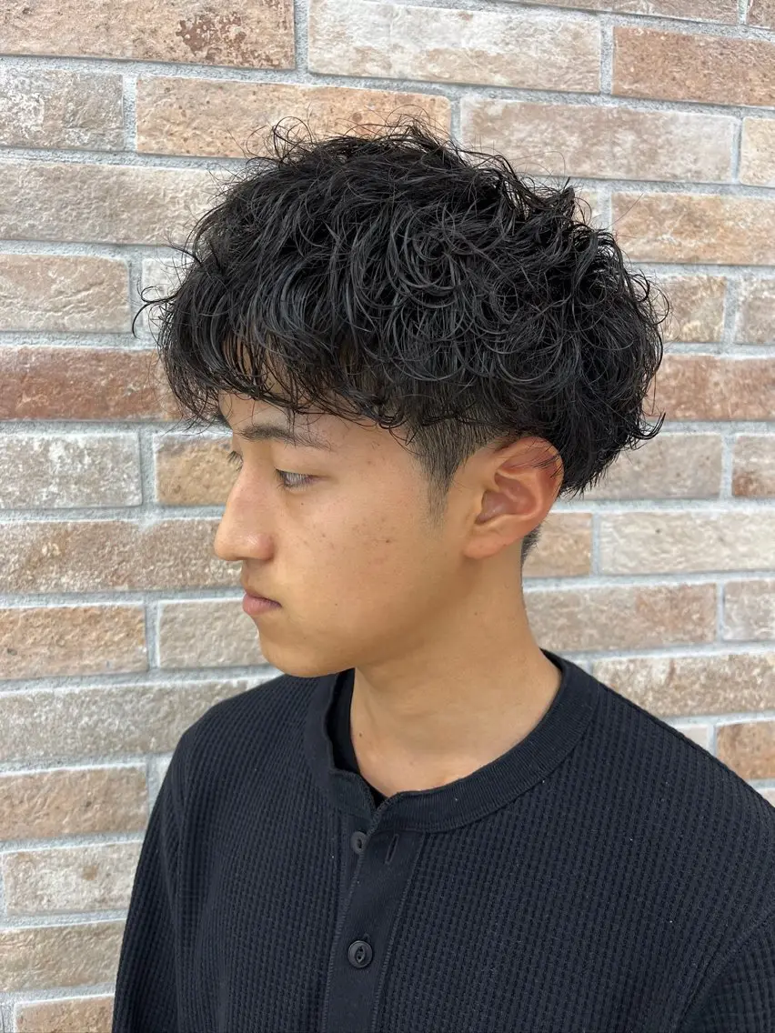 ショート パーマ メンズ メンズカット／パーマ 牛尾丈のヘアスタイル