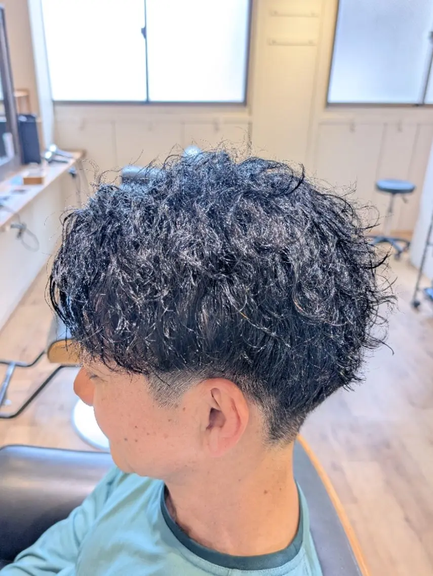 パーマ メンズ ヘアカラー パーマ トリートメント 河野日南/似合わせ/ メンズスタイルのヘアスタイル
