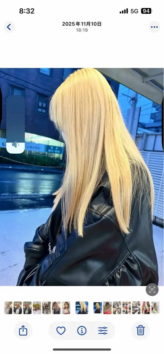 ロング カラー LUCK ユナのヘアスタイル