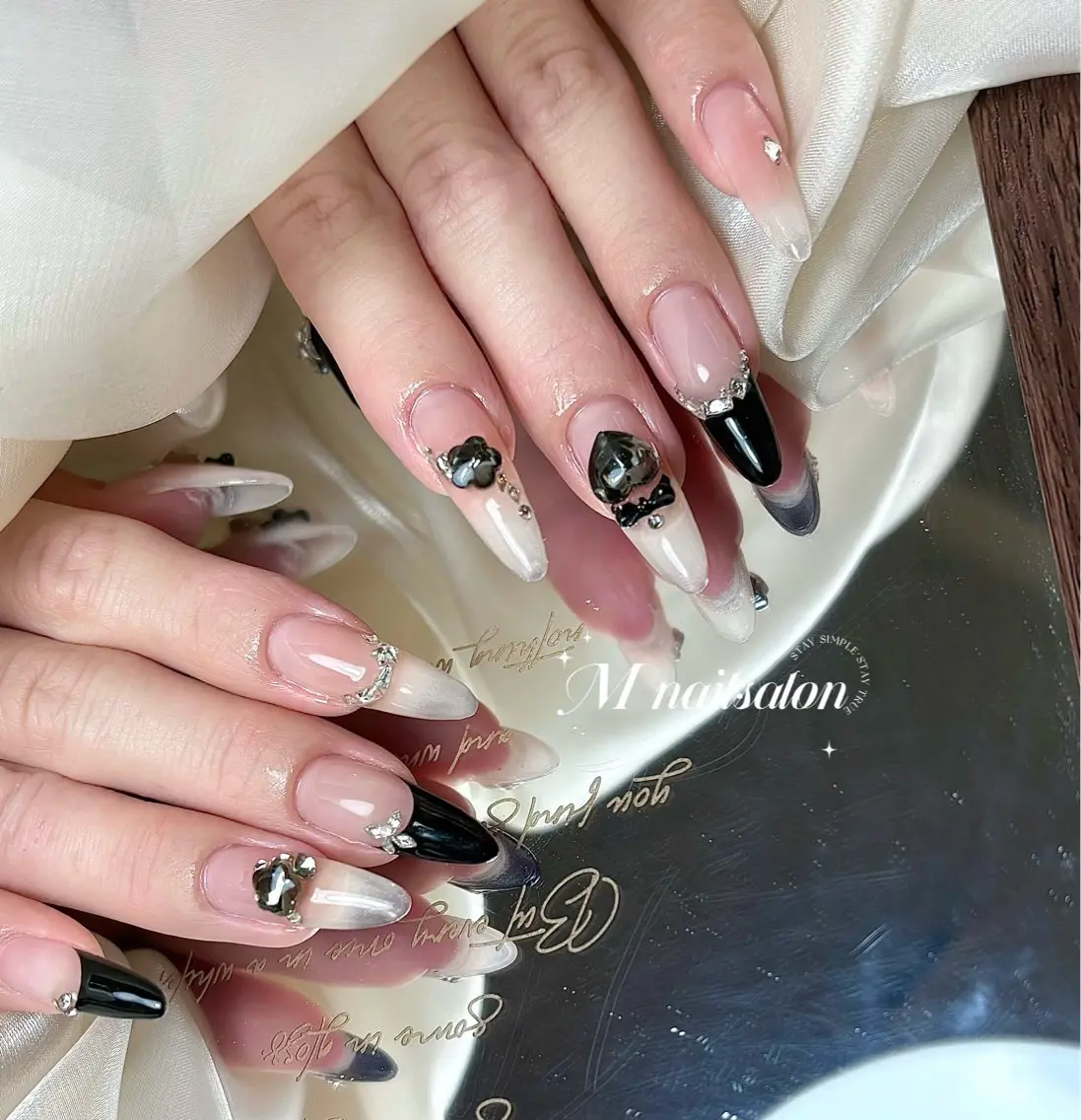ネイル ハンドネイル M🌷nail 長さだし専門店のネイルデザイン
