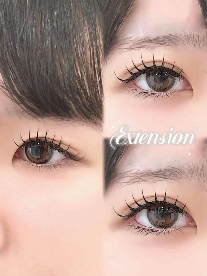 ミニモ限定★まつ毛エクステ60分つけ放題❣️フラットラッシュ＋550円の写真