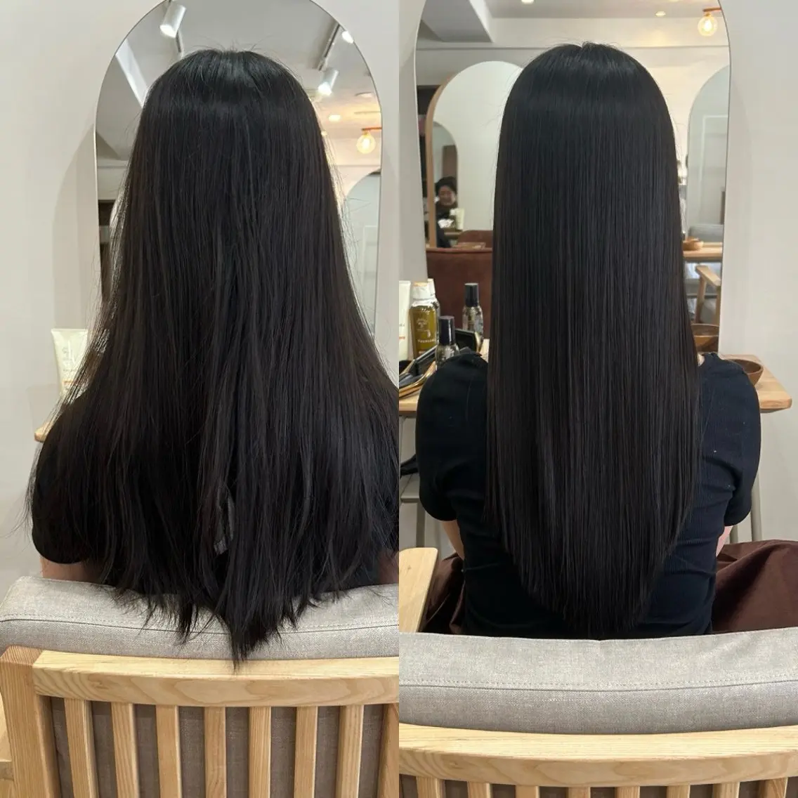 ロング カット 縮毛矯正 櫻井園子🌸 縮毛矯正のヘアスタイル