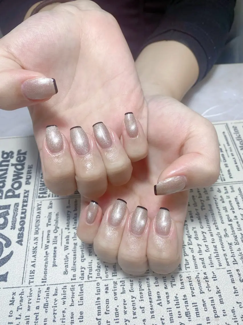 ネイル アートネイル フレンチネイル ジェルネイル グラデーション 韓国ネイル Nail Salon kihi大塚店のネイルデザイン