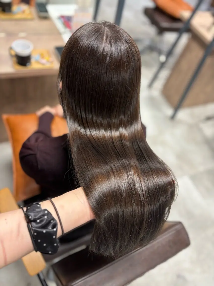 ロング カット ヘアカラー トリートメント きょうか🩶 /艶髪/髪質改善のヘアスタイル