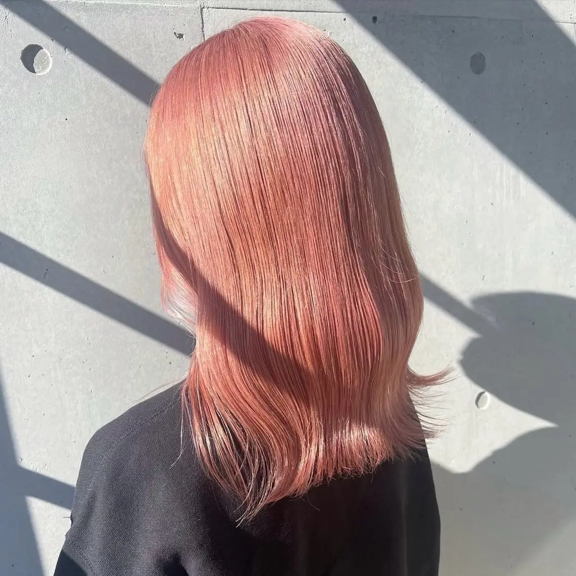 セミロング カラー 🪞儚いハイトーン 🎀ももかのヘアスタイル