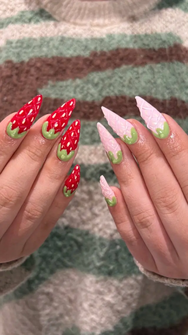 ネイル 🍓個性派ネイル🎶 /Komachi❤️のネイルデザイン