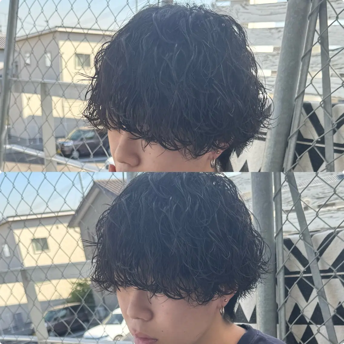 ショート パーマ メンズ カット パーマ メンズ特化サロン ユウヘイのヘアスタイル