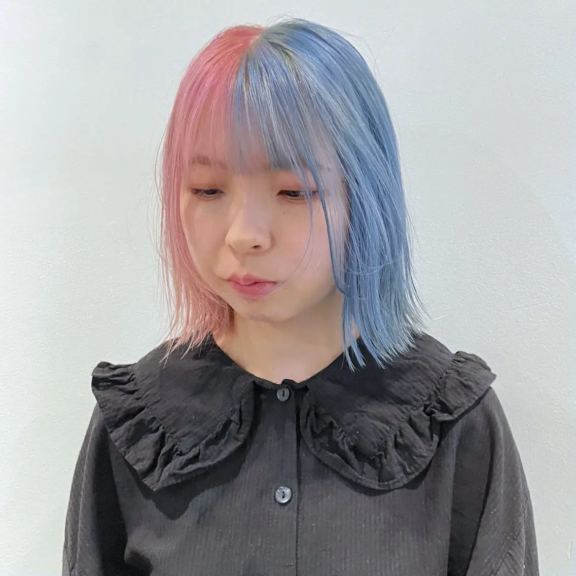 ミディアム カラー ヘアカラー 💍ダメージ最小限 ブリーチ/ちさと💍のヘアスタイル