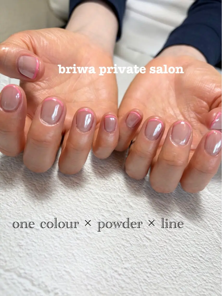 ネイル ワンカラーネイル Briwa✨nail 💅enoi ❤︎のネイルデザイン