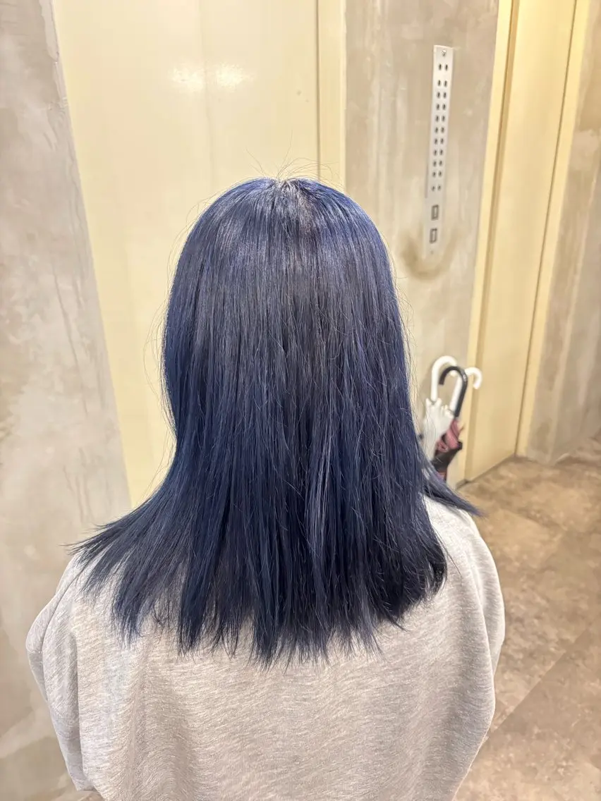 ミディアム 磯野 成基のヘアスタイル