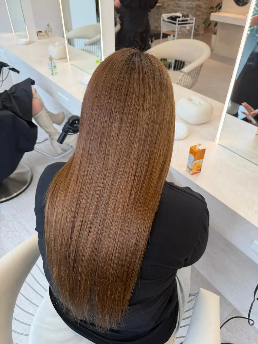 ロング エクステ 原宿 韓国ヘアNo. 1 プルエク🎀ねねのヘアスタイル