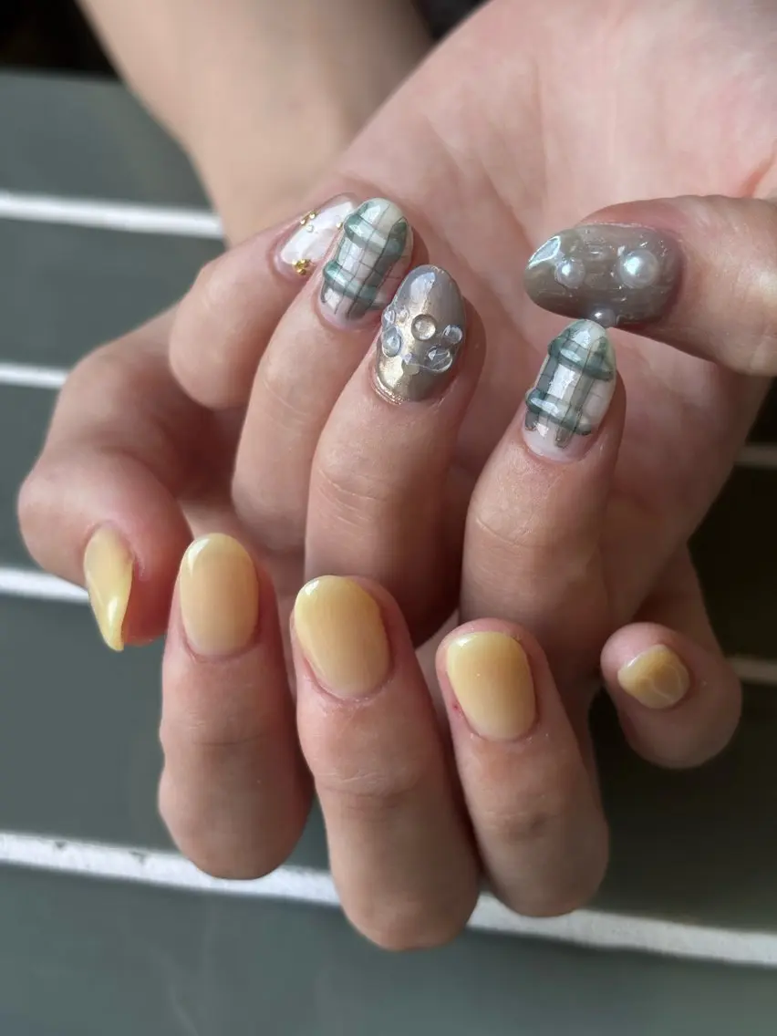 ネイル シンプルネイル SOL　nail イマナカのネイルデザイン