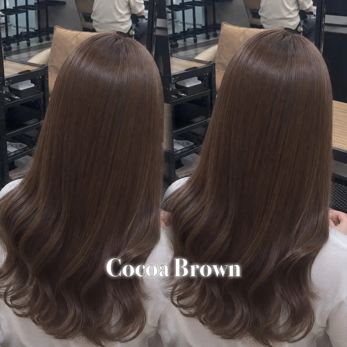 ロング 韓国風ヘア ヘアカラー 【ボブ縮毛矯正✨ 】こころのヘアスタイル