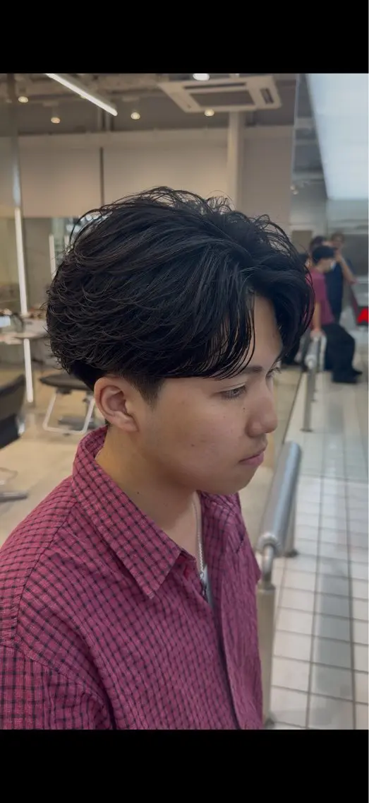 パーマ メンズ フェザーパーマ メンズパーマ 学生（メンズ向け） 学生 カット パーマ fifth/ あつきのヘアスタイル