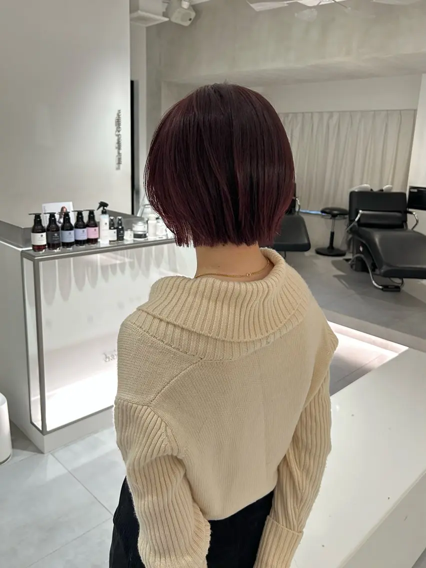ショート カラー カット ヘアカラー トリートメント 🧚つやさらhair 🧚manakaのヘアスタイル
