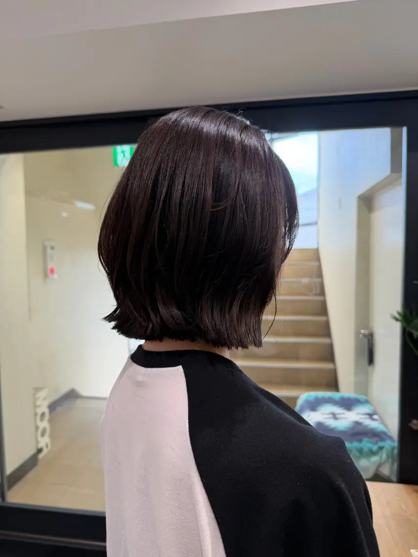 ショート カット 切りっぱなし/髪質 改善矯正/さやか🫧のヘアスタイル
