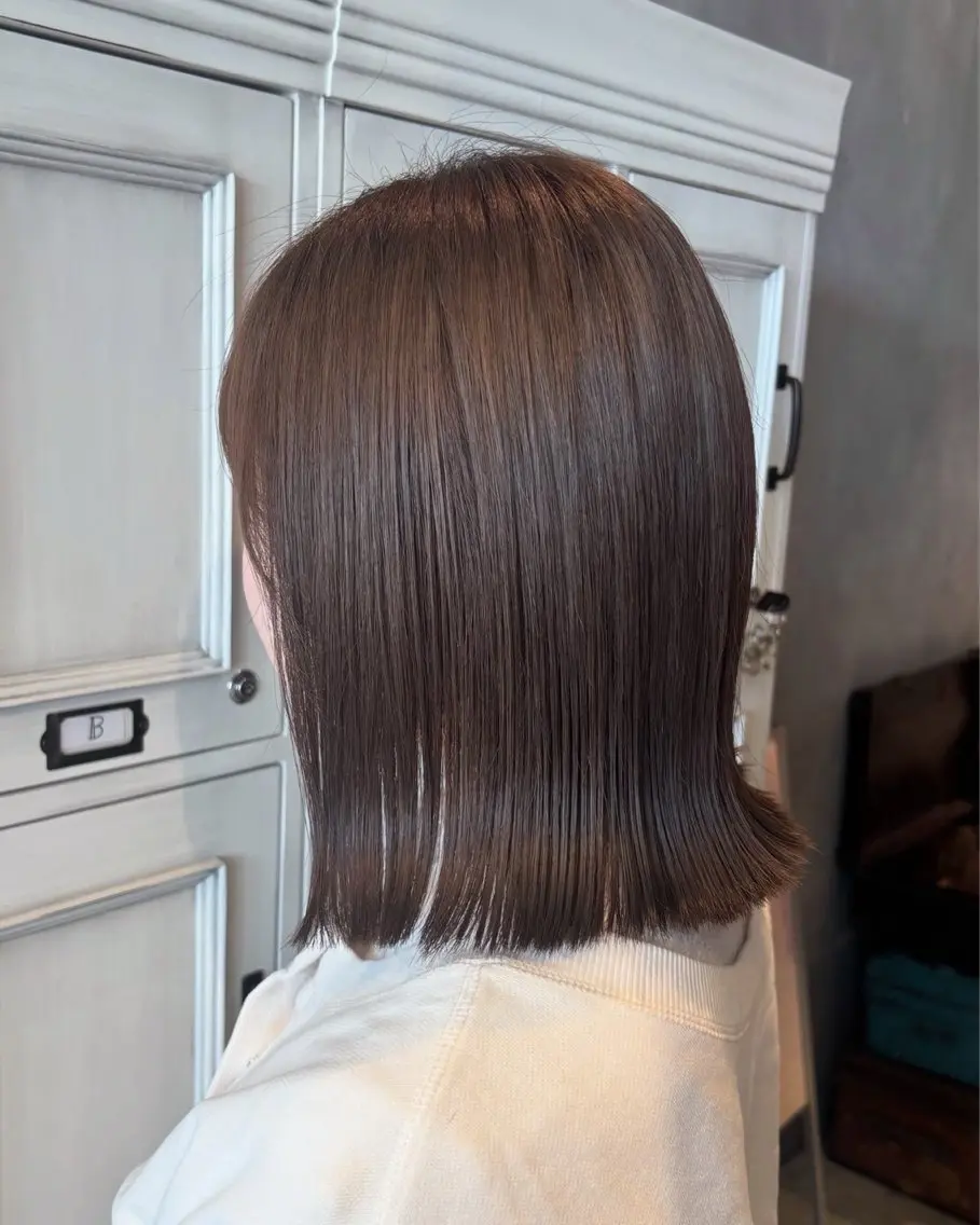 カラー 似合わせカット/ボブ ナチュラルメンズヘアのヘアスタイル