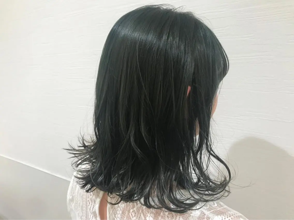 ミディアム 縮毛矯正/ショート 長岡/姉崎宏実🌿のヘアスタイル