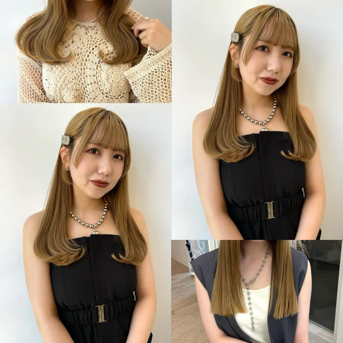 ロング カラー カット ヘアカラー NANO/ ブリーチ×レイヤーのヘアスタイル