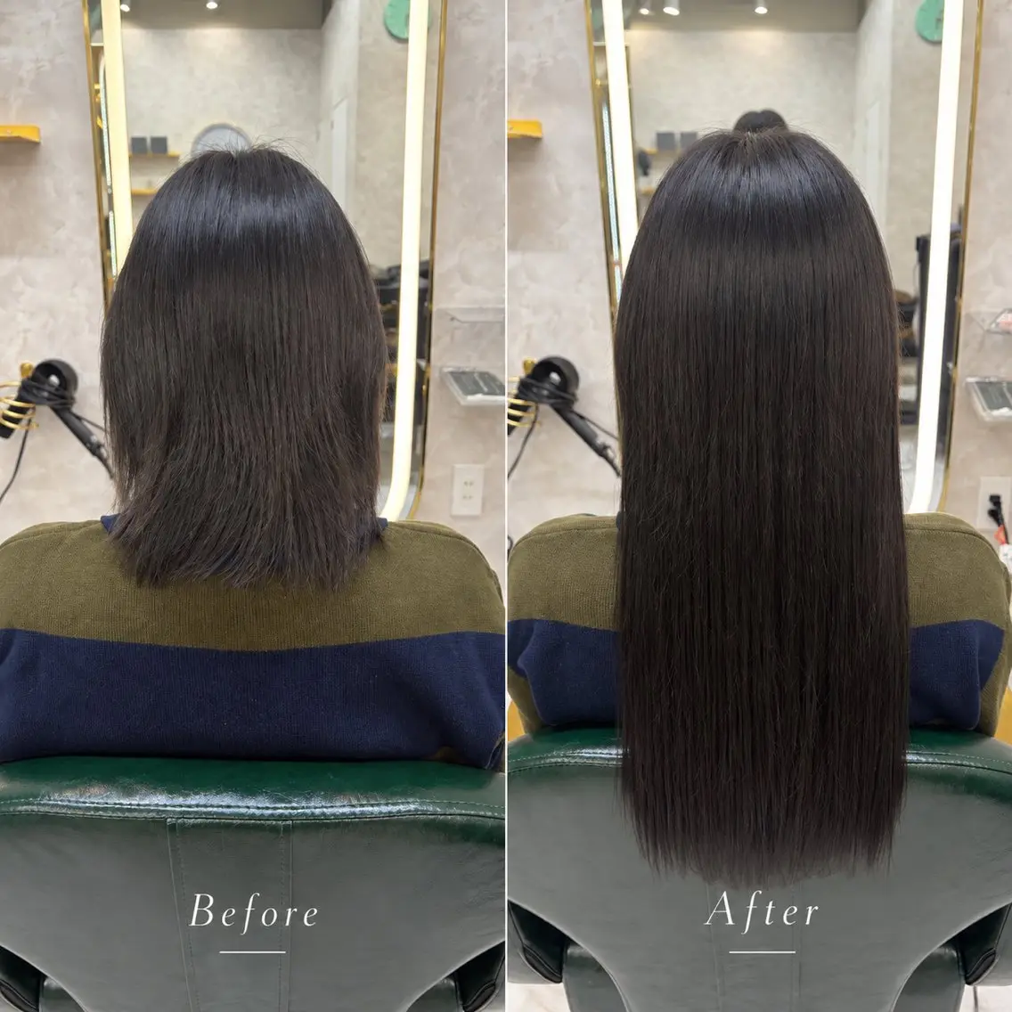 ミディアム シールエクステ エクステ カット エクステ 縮毛矯正🎀髪質改善 の専門家tomonaのヘアスタイル