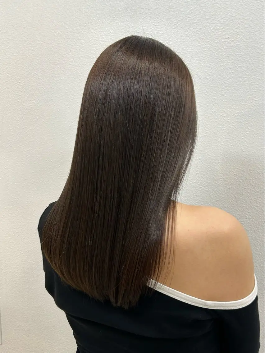 ロング カラー カット ヘアカラー トリートメント ヘアセット 🌼REINA 🌼韓国ボブ🌼赤坂のヘアスタイル
