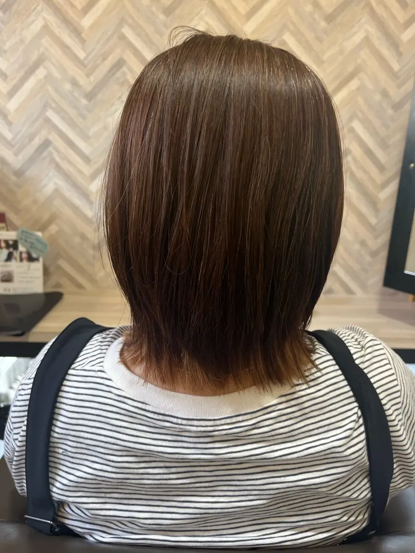 ミディアム 清水 雅実のヘアスタイル