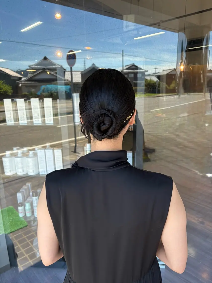 ヘアアレンジ ヘアセット arika マユのヘアスタイル