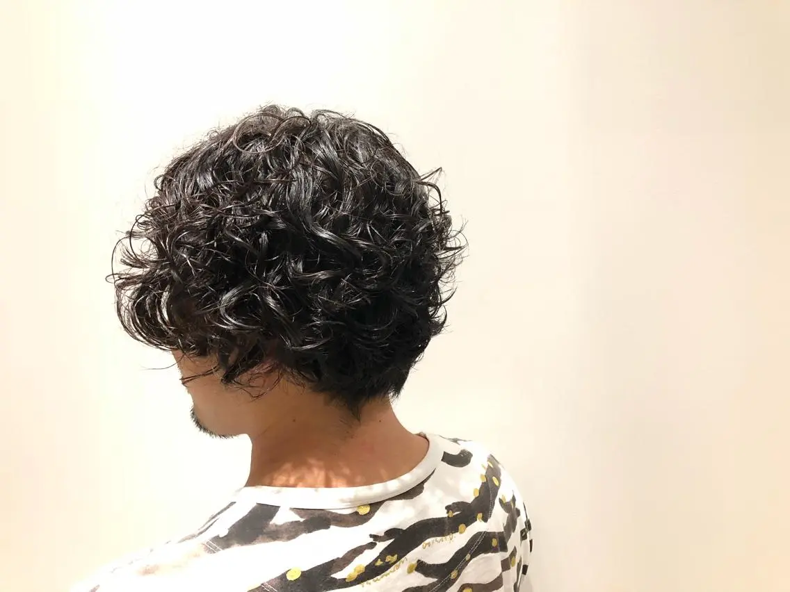 ショート メンズ メンズパーマ 【艶髪職人】石井啓輝 代表のヘアスタイル