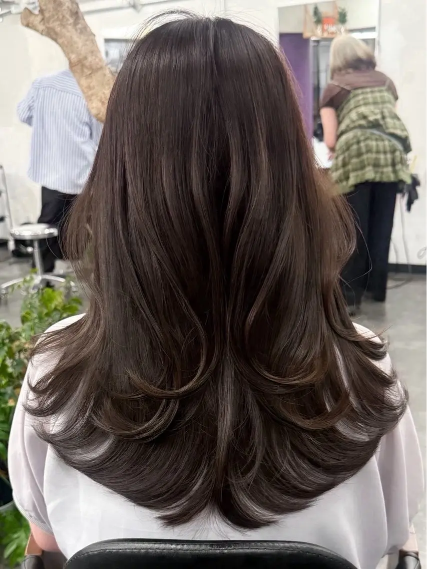 ロング カラー ヘアアレンジ ヘアカラー 🫧透明感カラー/ Wカラー🫧namiのヘアスタイル