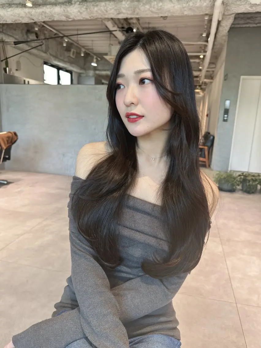 ロング カラー CHERIM ❤️🔥新家光葉のヘアスタイル