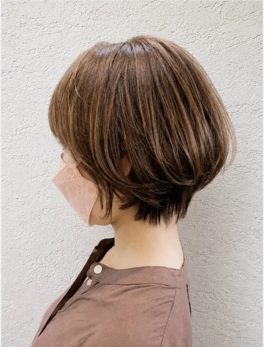 【脱白髪染め】白髪ぼかしハイライト+カット9900💇♀️✨の写真