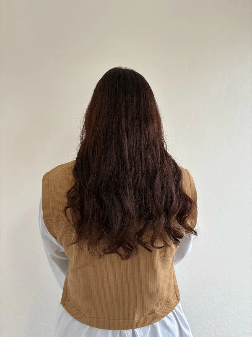 👗ケアカラー＋髪質改善トリートメント👗の写真