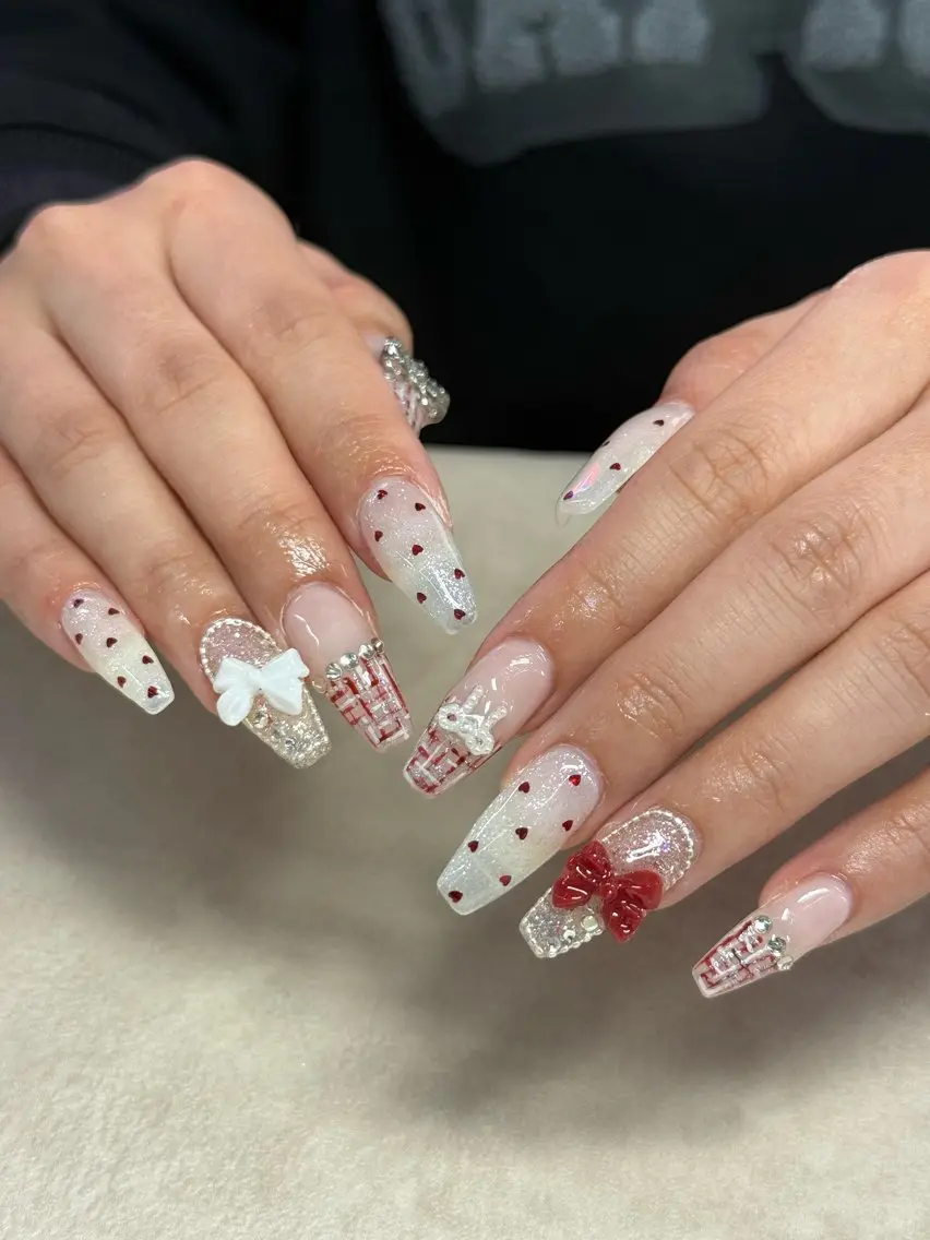 ネイル ツイードネイル ハンドネイル WOLTOKYO渋谷 yunaのネイルデザイン