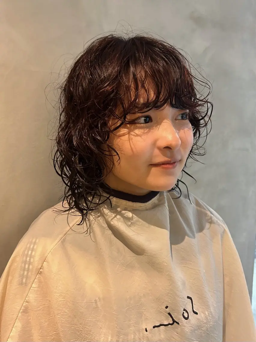 パーマ 縮毛矯正 Mori Aimiのヘアスタイル
