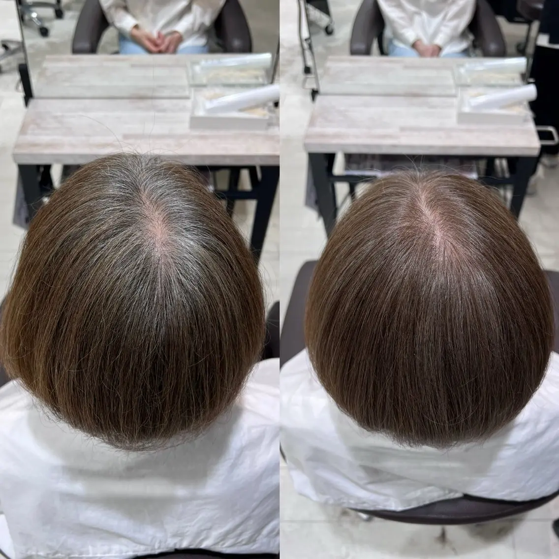 ショート カット ヘアカラー トリートメント 白髪ぼかし/髪質 改善/KOMORIのヘアスタイル