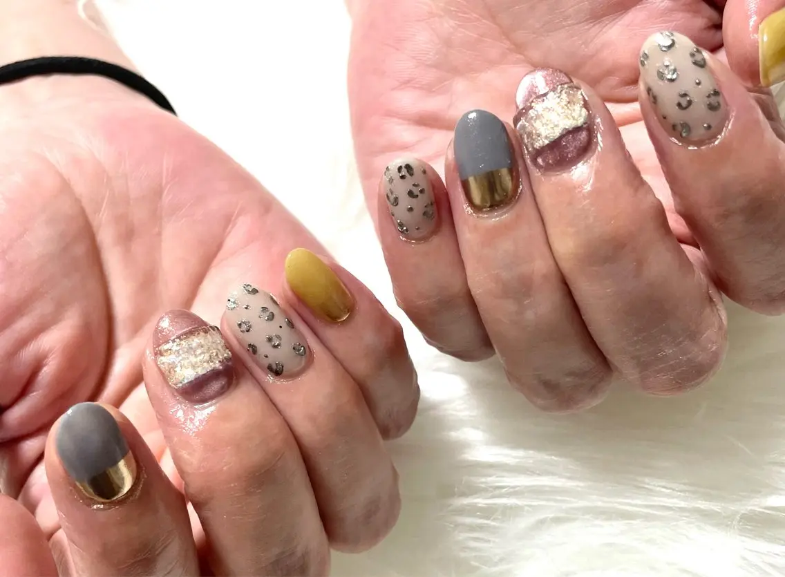 ネイル ハンドネイル nail salon HIRUKANAのネイルデザイン