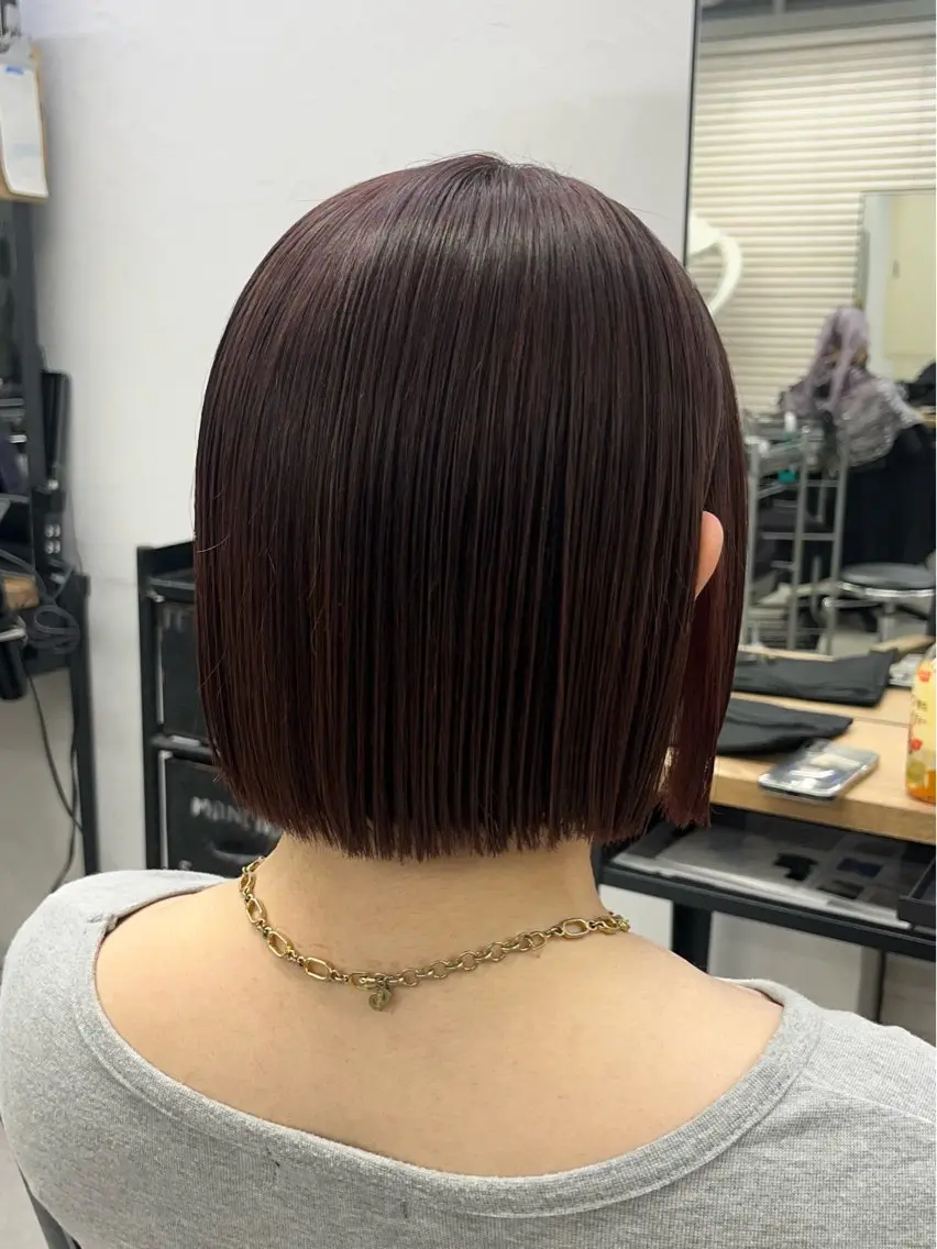 ショート カラー ヘアアレンジ グレージュ ラベンダーカラー ラベンダーグレージュ ラベンダーグレー ボブ 🫧透明感カラー/ ナルハ🫧のヘアスタイル