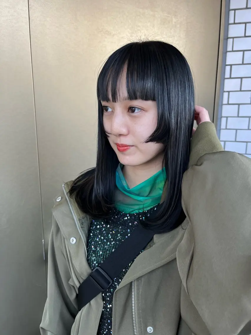 ロング カラー 産休の為お休みです! 小島凜のヘアスタイル