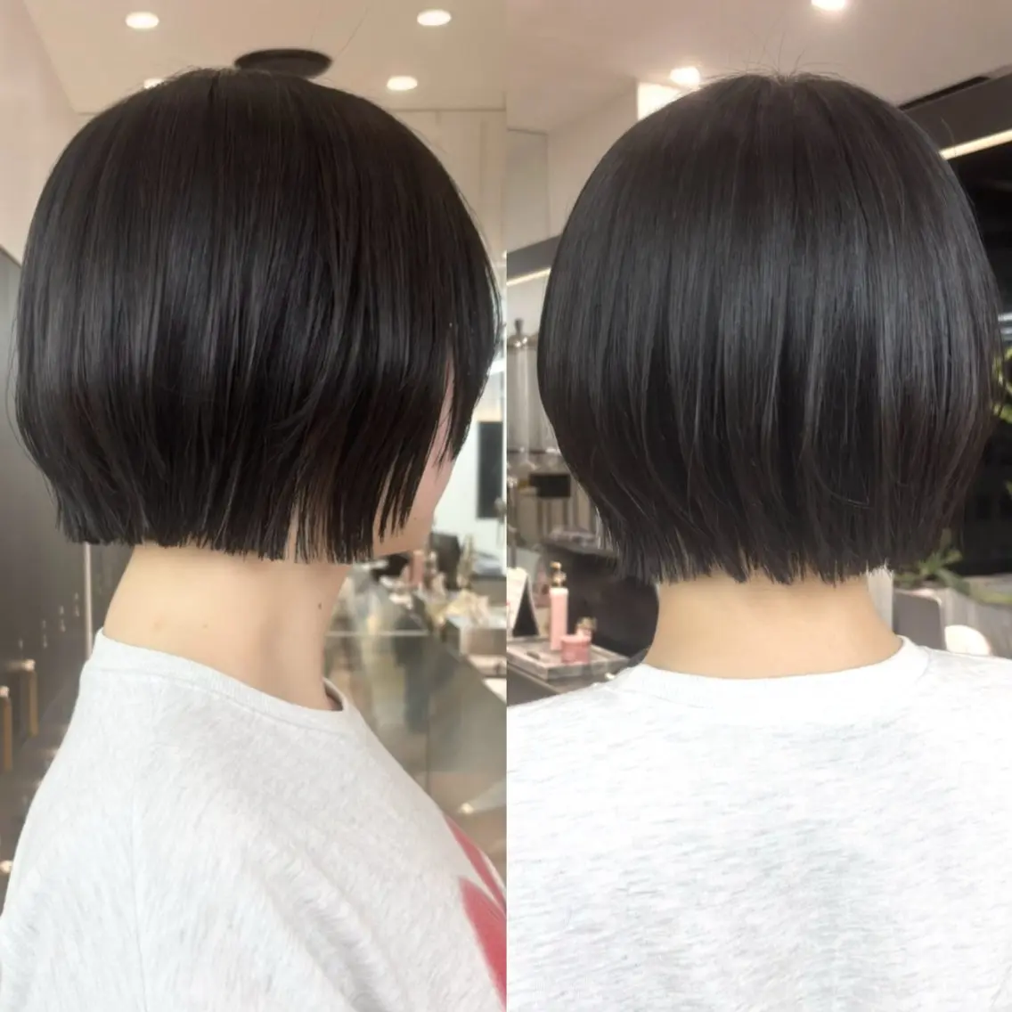 ショート ボブレイヤー ボブ レイヤーカット ️🫧️韓国ヘア🫧 ボブ🎈/RUIのヘアスタイル