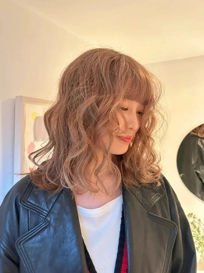 カラー かがやしづ ⭐️カラーモデルのヘアスタイル