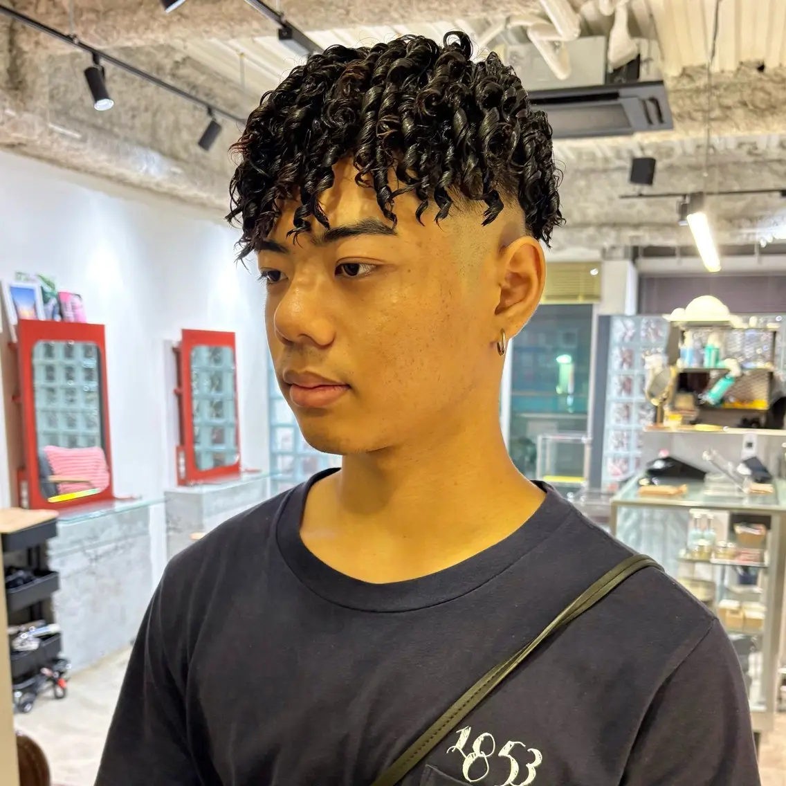 メンズ カット パーマ ヨシカワ タツキのヘアスタイル