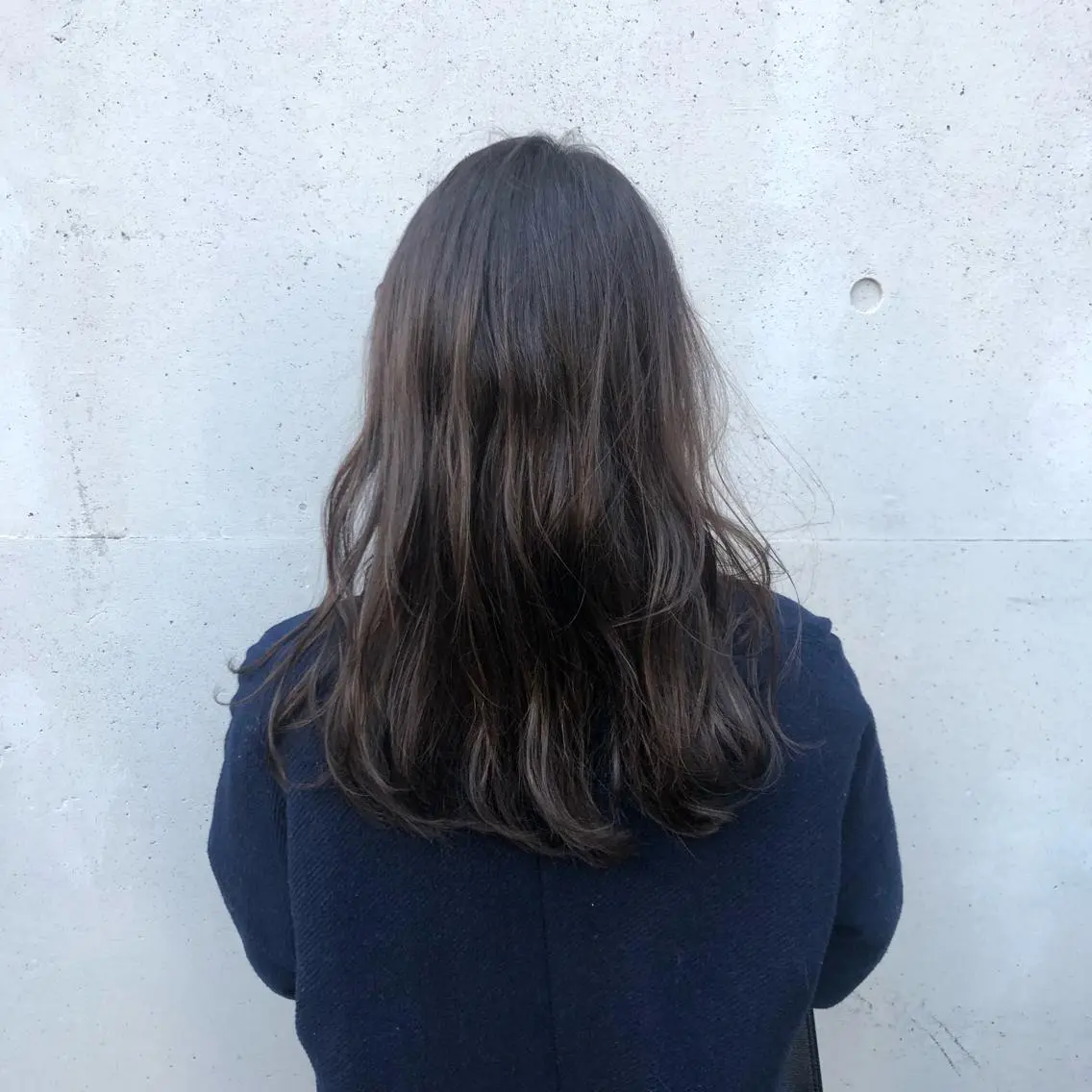 ロング カラー ベージュカラー カット ヘアカラー トリートメント 酸性縮毛矯正🧴韓国 レイヤー/髪質改善のヘアスタイル