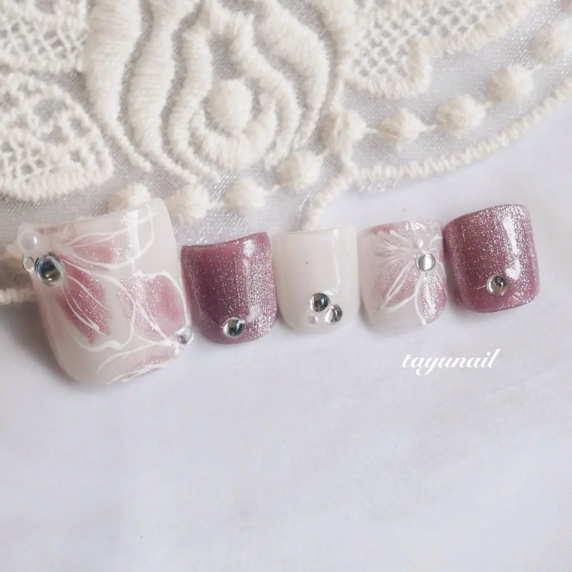 ネイル アートネイル ジェルネイル パラジェル ネイルサロン 【たゆnail】のネイルデザイン