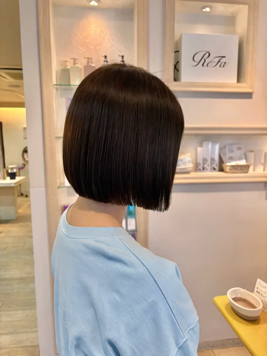【朝のセットを楽にしたい方に】🌷カット＋縮毛矯生🌷の写真